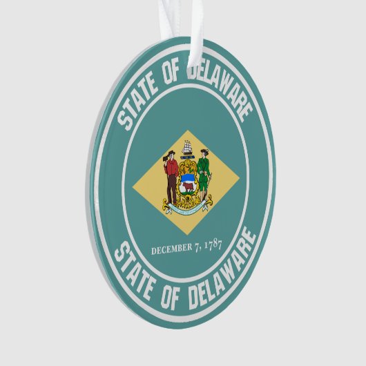 Emblème rond du Delaware (devant)