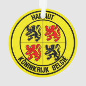 Emblème rond du Hainaut (dos)
