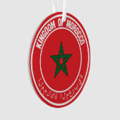 Emblème rond du Maroc (devant)