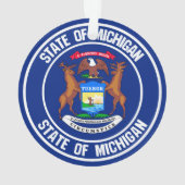 Emblème rond du Michigan (dos)