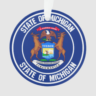 Emblème rond du Michigan