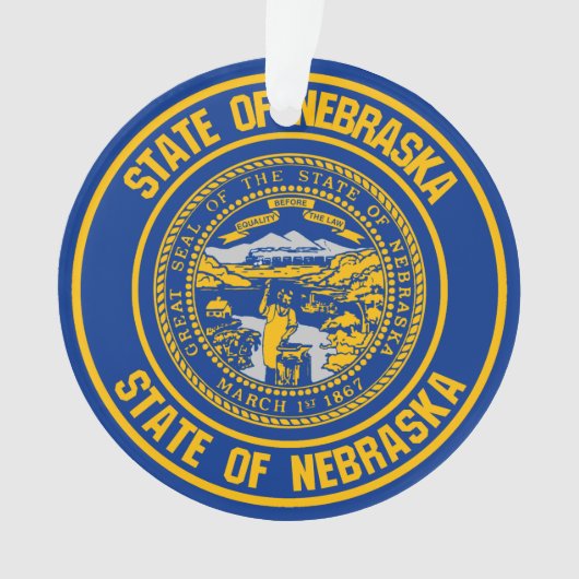 Emblème rond du Nebraska (devant)