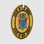 Emblème rond du New Jersey (devant)