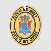 Emblème rond du New Jersey (devant)