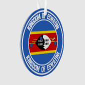 Emblème rond du Swaziland ( Eswatini ) (devant)