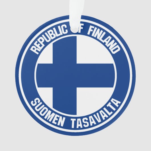 Emblème rond finlandais (devant)
