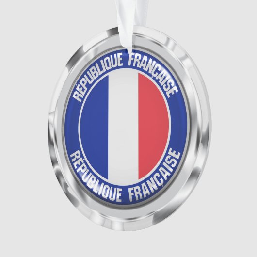 Emblème rond France (devant)
