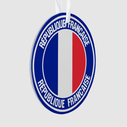Emblème rond France (devant)