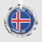 Emblème rond Islande (dos)