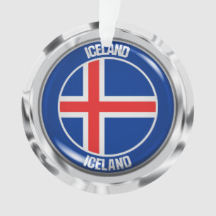 Emblème rond Islande