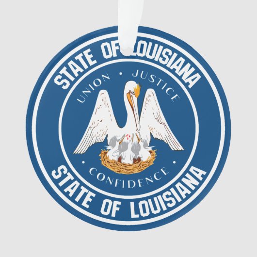 Emblème rond Louisiane (devant)