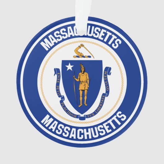 Emblème rond Massachusetts (devant)