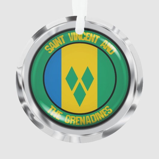 Emblème rond Saint-Vincent-et-les Grenadines (dos)