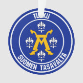 Emblème rond Turku (devant)