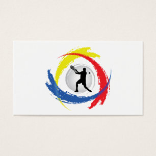 Emblème tricolore de tennis (mâle)