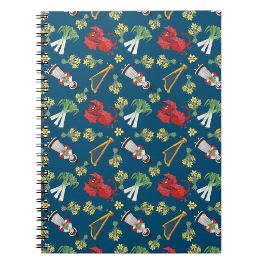 Emblèmes de Gallois d'amusement sur le carnet de (Devant)