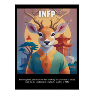 Embody uw innerlijke hert: INFP Poster Perfect Poster