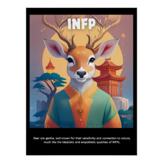 Embody uw innerlijke hert: INFP Poster Perfect Poster