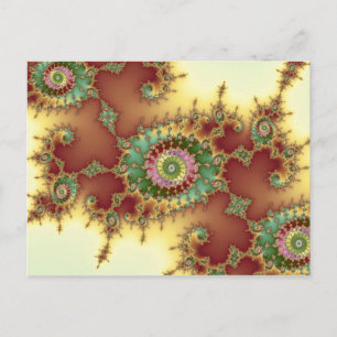 Embossed - Fractal Briefkaart