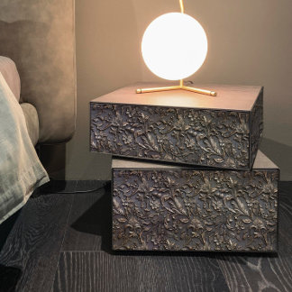 Embossed gemengd blad patroon Decoupage Tissuepapier