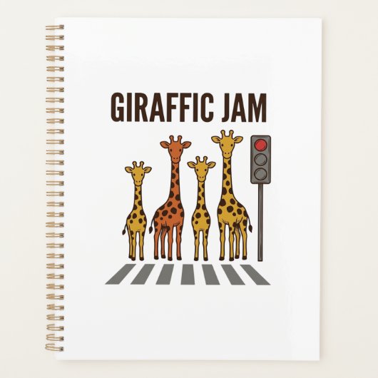 Embouteillage giraffic Drôle de girafe traversant (Devant)