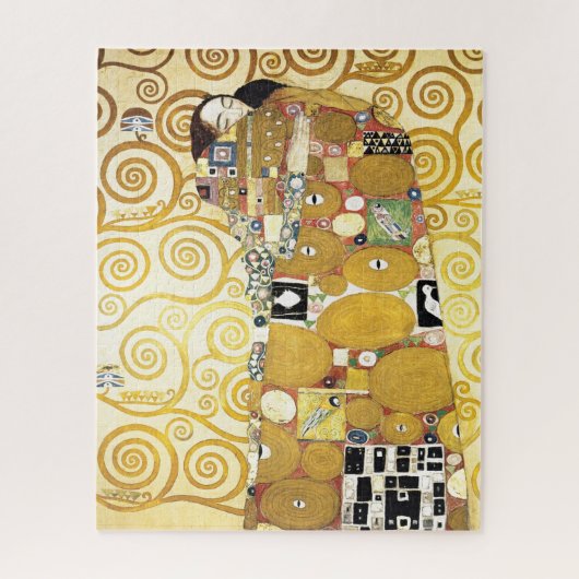 Embrace by Gustav Klimt Painting Pattern Artwork Legpuzzel (Verticaal)
