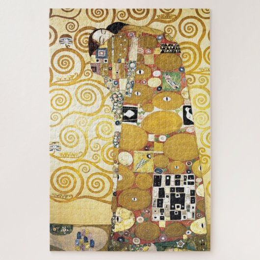 Embrace by Gustav Klimt Painting Pattern Artwork Legpuzzel (Verticaal)