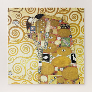Embrace by Gustav Klimt Painting Pattern Artwork Legpuzzel