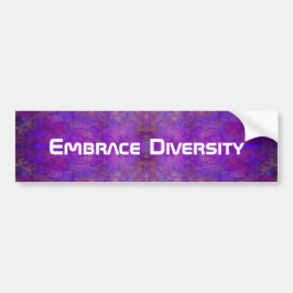 Embrace Diversity 7 Bumpersticker