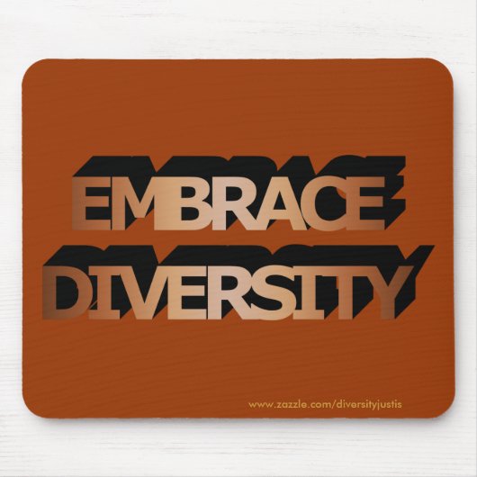 Embrace Diversity Mousepad Muismat (Voorkant)