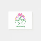 Embrace Diversity Post-it® Notes (Voorkant)