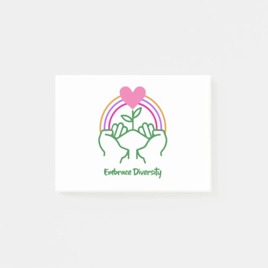 Embrace Diversity Post-it® Notes (Voorkant)