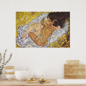 Embrace Egon Schiele Poster (Keuken)