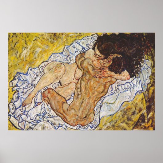 Embrace Egon Schiele Poster (Voorkant)
