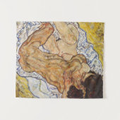 Embrace Egon Schiele Wandkleed (Voorkant (horizontaal))