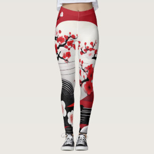 Embrace Elegance: Japanse kersenbloesem Leggings