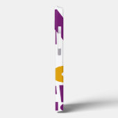 Embrace Life Paars Yellow Case-Mate iPhone Case (Achterkant / Links)