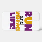 Embrace Life Paars Yellow Case-Mate iPhone Case (Achterkant (horizontaal))