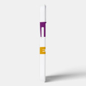 Embrace Life Paars Yellow Case-Mate iPhone Case (Achterkant / Rechts)