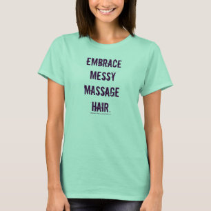 Embrace Message Hair Graphic T-shirt