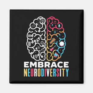 Embrace Neurodiversity Design for a Autism Awarene Magneet