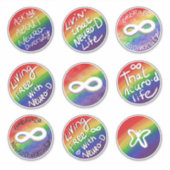 Embrace Neurodiversity Sticker (Voorkant)