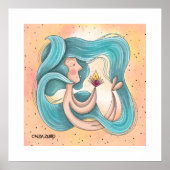 Embrace of Light - Affiche d'illustration original (Devant)