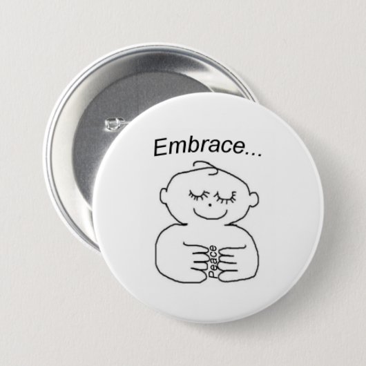 Embrace Peace - Button (Voorkant /achterkant)