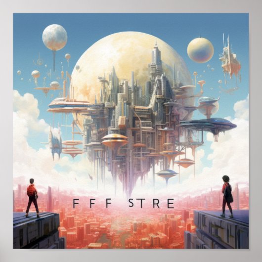 Embrace the Future" - Affiche inspirante pour la p (Devant)