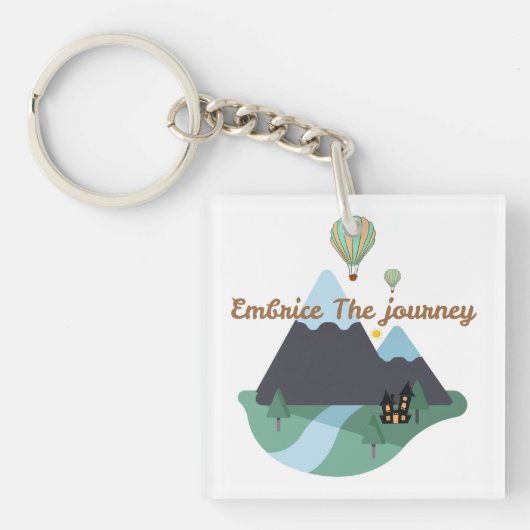 Embrace The Journey Sleutelhanger (Voorkant)