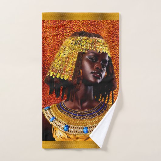 “Embrace the Majesty of Nubian Queens” Bad Handdoek (Handdoek)
