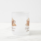 Embrace This Season Frosted Mug – Cozy Cocoa Café  (Centre)