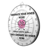 EMBRACE UW BINNER NERD Dartboard Dartbord (Voorkant Rechts)