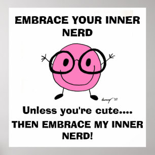 EMBRACE UW BINNER NERD Poster